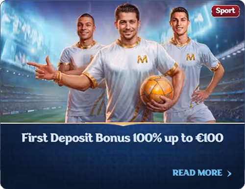 Welcome Package 200% up to €2,500 + 300 FS