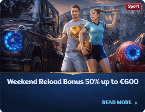 Weekend Reload Bonus 50% up to €600