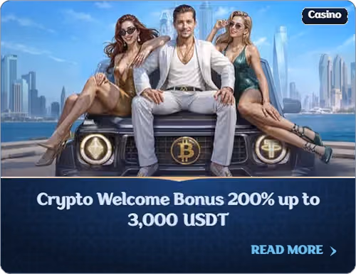 Crypto Welcome Bonus 200% up to 3,000 USDT/USDC