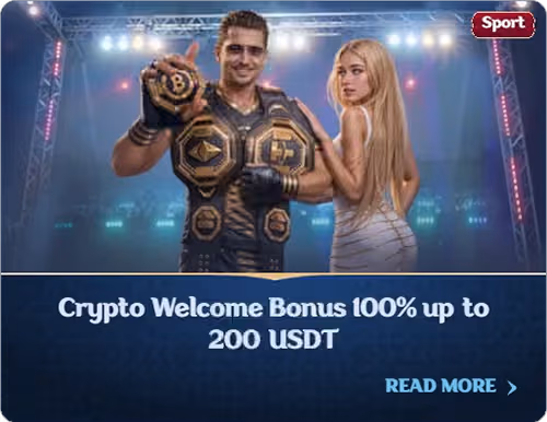 Crypto Welcome Bonus 100% up to 200 USDT